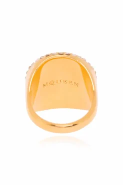 Alexander McQueen GOLD Brass ring