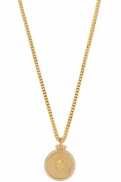 Alexander McQueen GOLD Logo Necklace