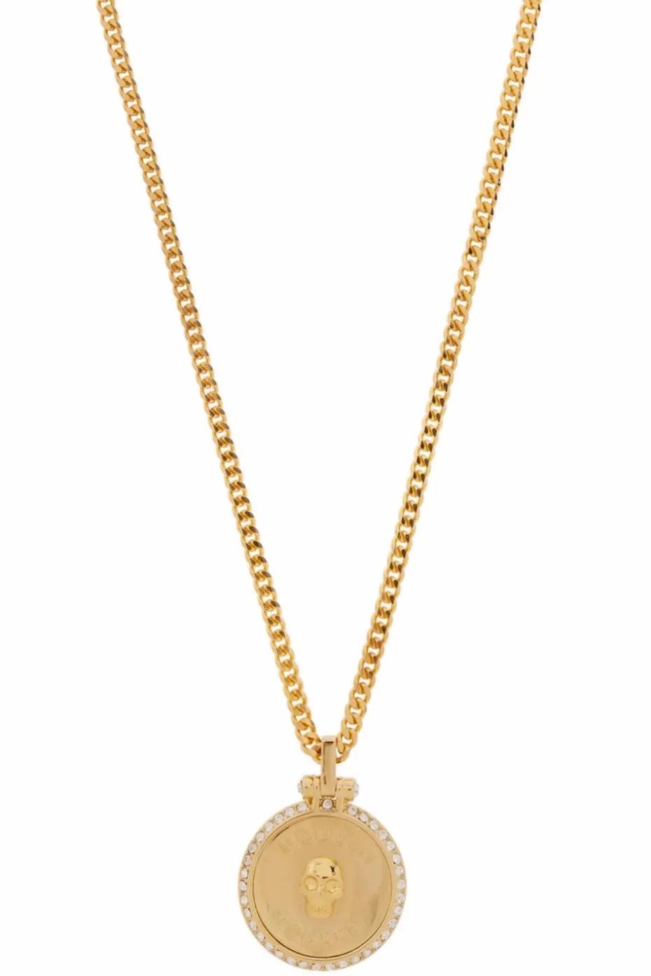 Alexander McQueen GOLD Logo Necklace