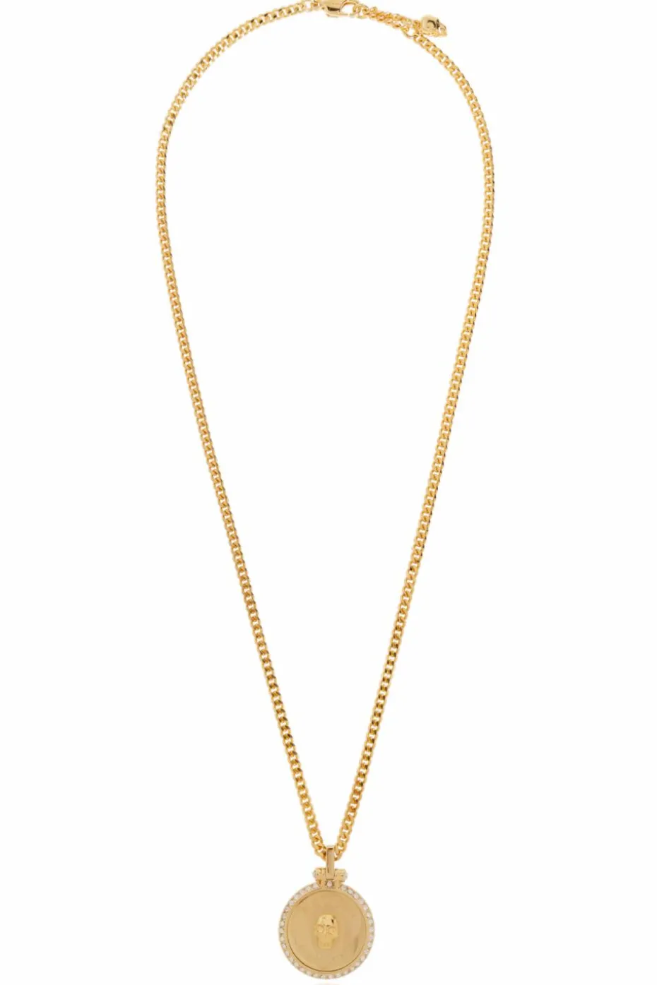 Alexander McQueen GOLD Logo Necklace