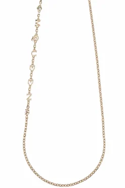Alexander McQueen GOLD Necklace with logo