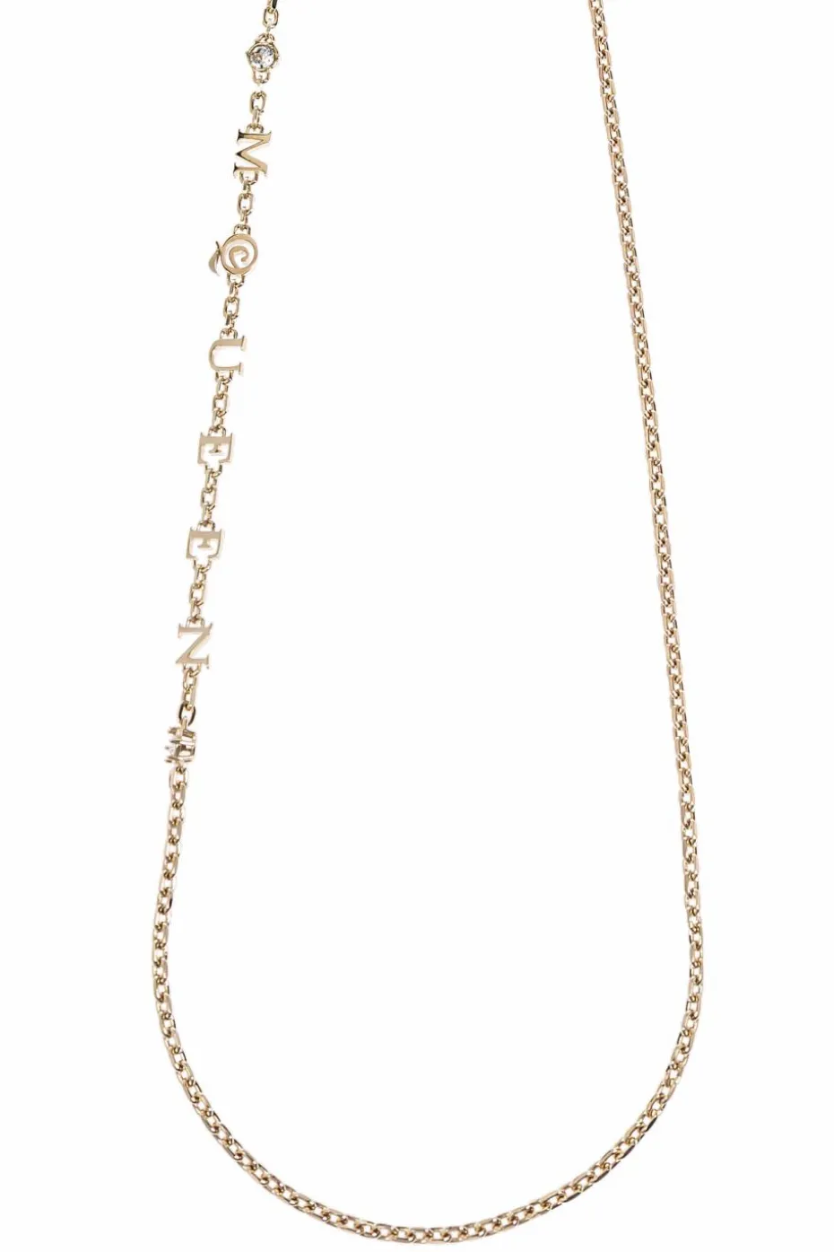 Alexander McQueen GOLD Necklace with logo