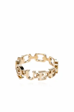 Alexander McQueen GOLD Ring with logo