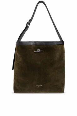 Alexander McQueen GREEN Bag Pandant in 'shopper' style
