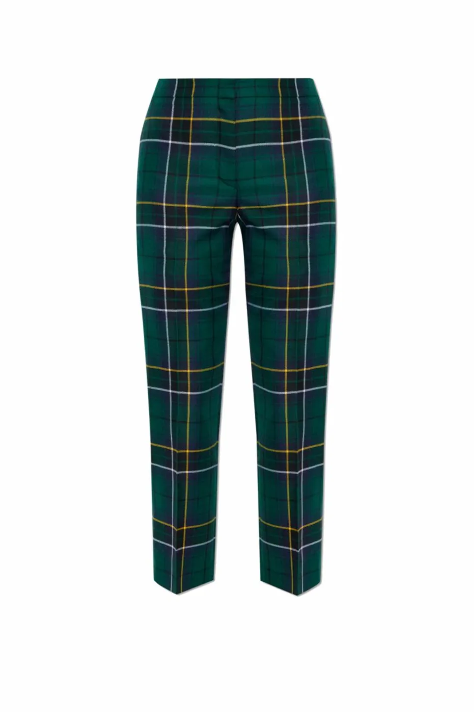 Alexander McQueen GREEN Plaid trousers