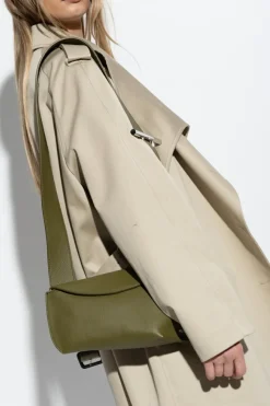 Alexander McQueen GREEN Shoulder Bag T-Bar Sling