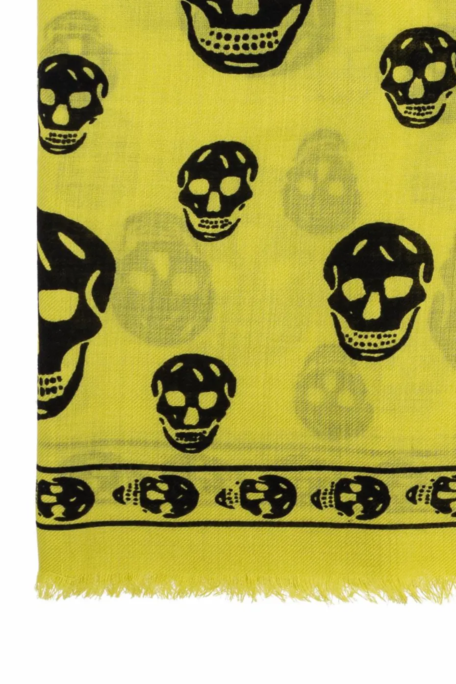 Alexander McQueen GREEN Wool Scarf