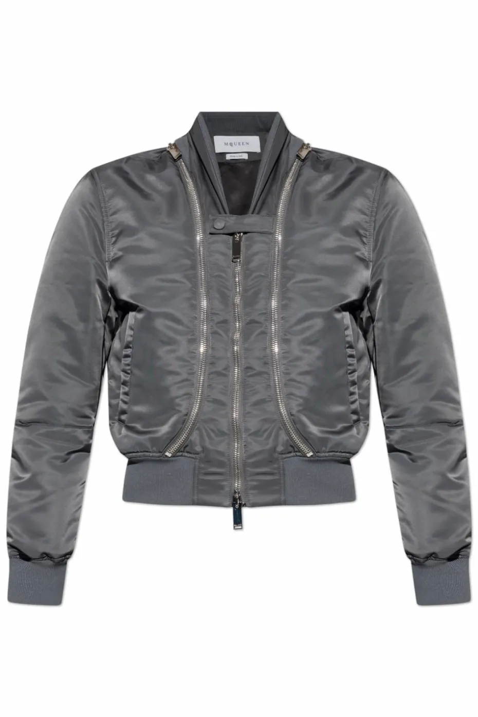 Alexander McQueen GREY Jacket with zippers