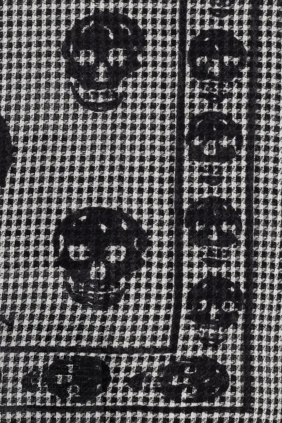 Alexander McQueen GREY Wool scarf