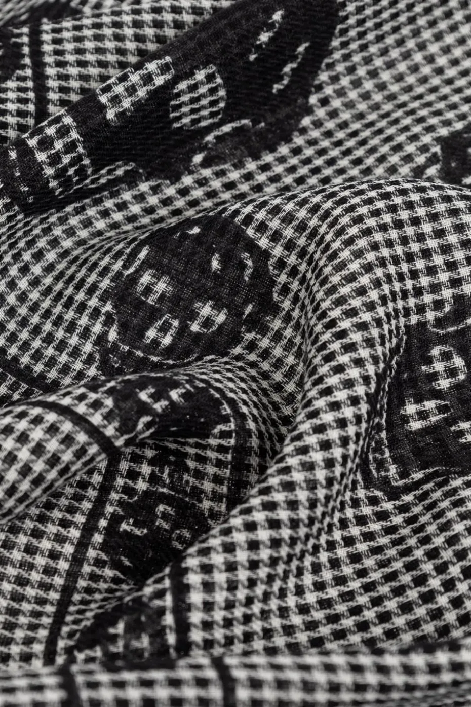 Alexander McQueen GREY Wool scarf