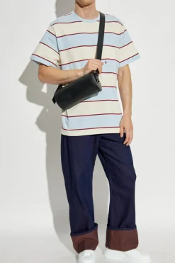 Alexander McQueen light blue T-shirt with pocket