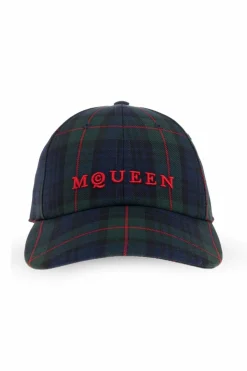 Alexander McQueen NAVY BLUE Baseball cap