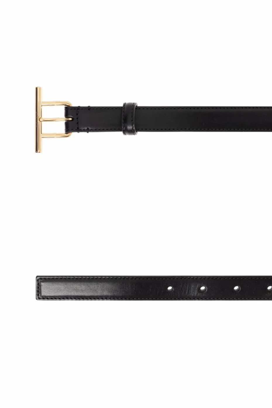 Alexander McQueen NAVY BLUE Leather belt