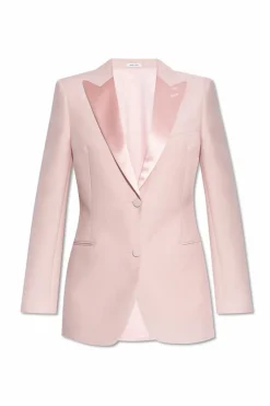 Alexander McQueen PINK Blazer with satin insert