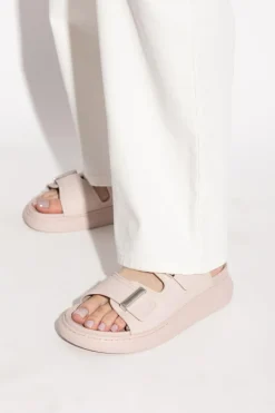 Alexander McQueen PINK Flip-flops `Hybrid`