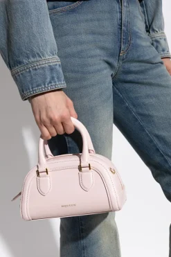 Alexander McQueen PINK Handbag "Birdee Boston Minil"