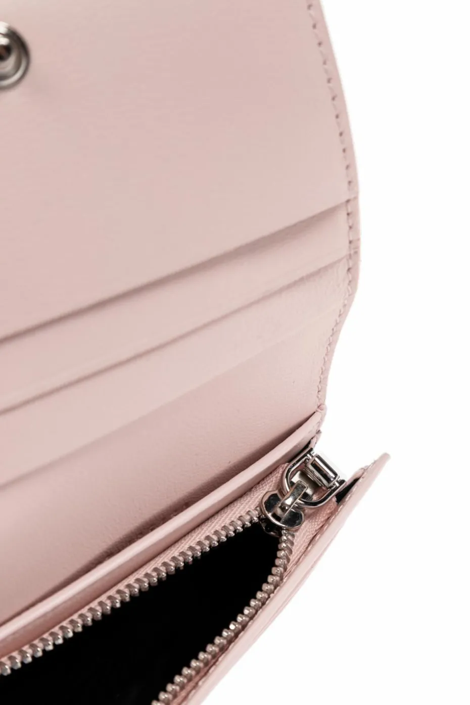 Alexander McQueen PINK Leather wallet with printed logo