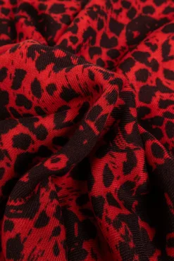 Alexander McQueen RED Woolen Scarf