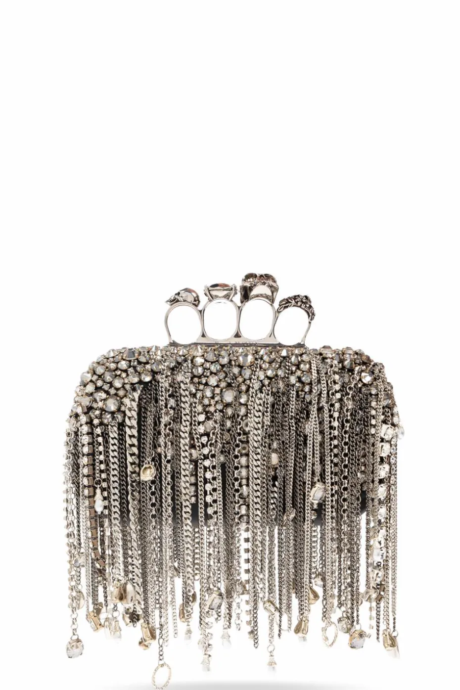 Alexander McQueen SILVER Clutch Knuckle