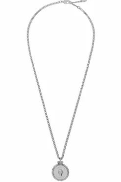 Alexander McQueen SILVER Pendant Necklace