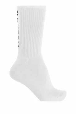 Alexander McQueen WHITE Cotton socks with logo
