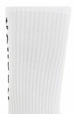 Alexander McQueen WHITE Cotton socks with logo