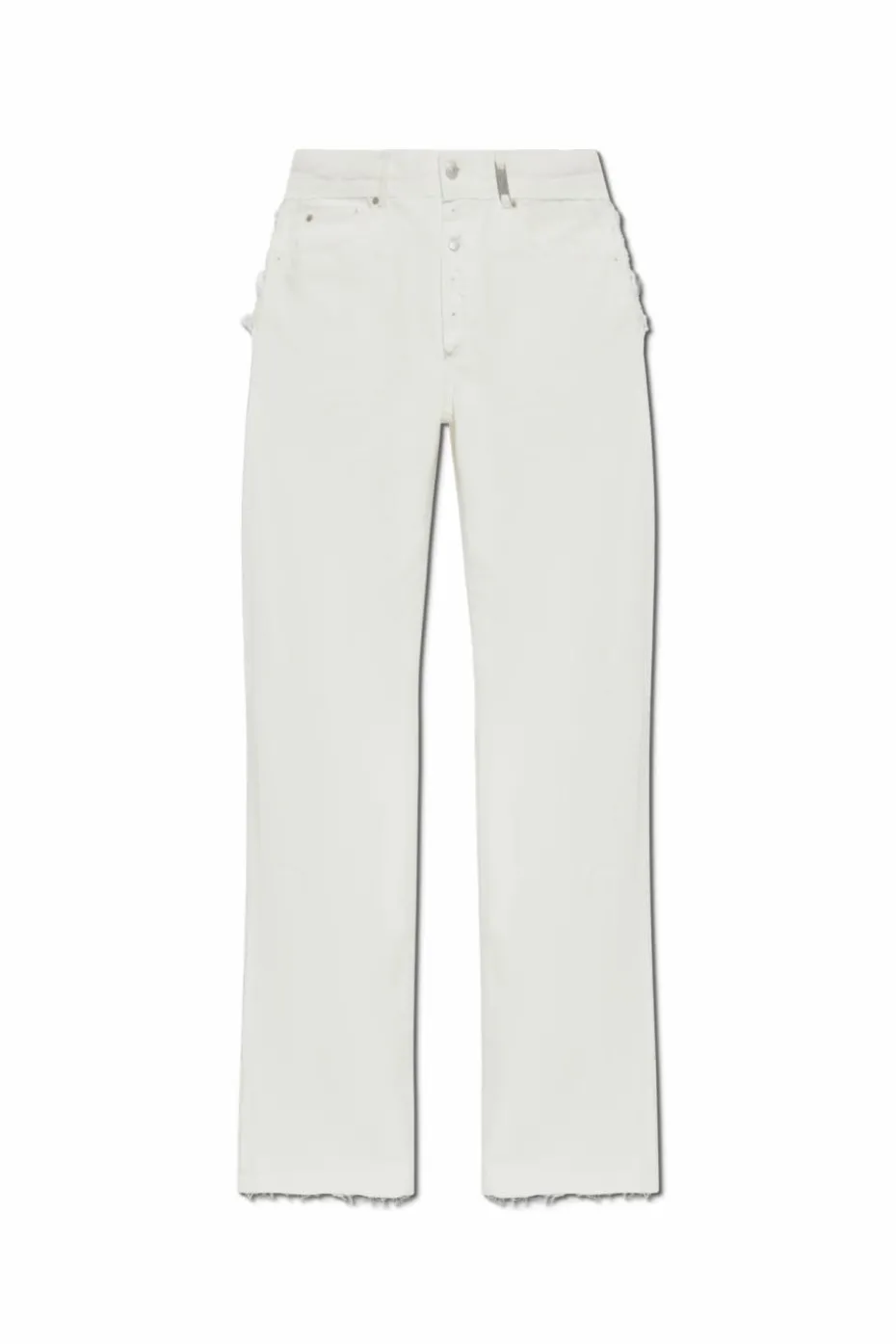 Alexander McQueen WHITE Jeans with vintage effect