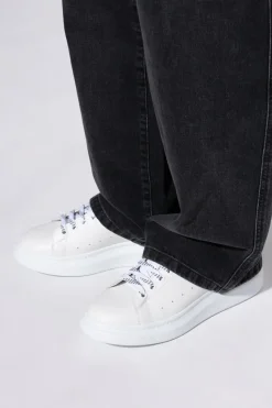 Alexander McQueen WHITE Leather sports shoes