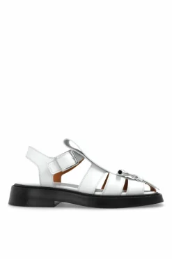 Alexander McQueen WHITE Leather sandals