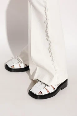 Alexander McQueen WHITE Leather sandals