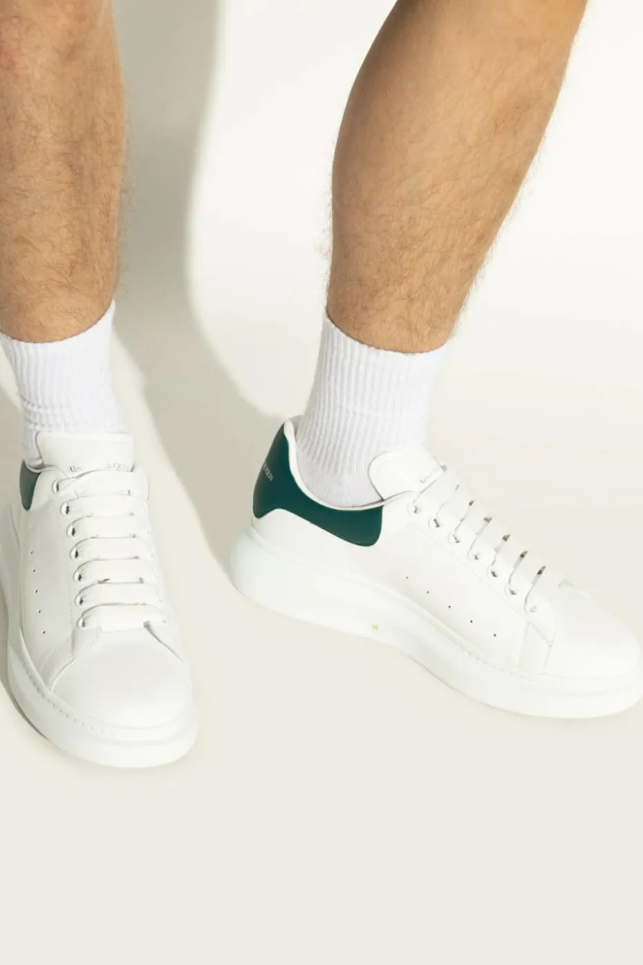 Alexander McQueen WHITE Sports shoes with logo