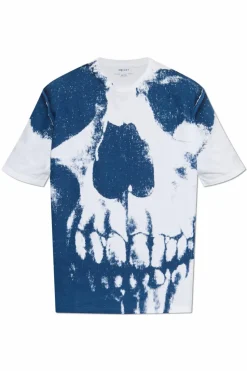 Alexander McQueen WHITE T-shirt with print
