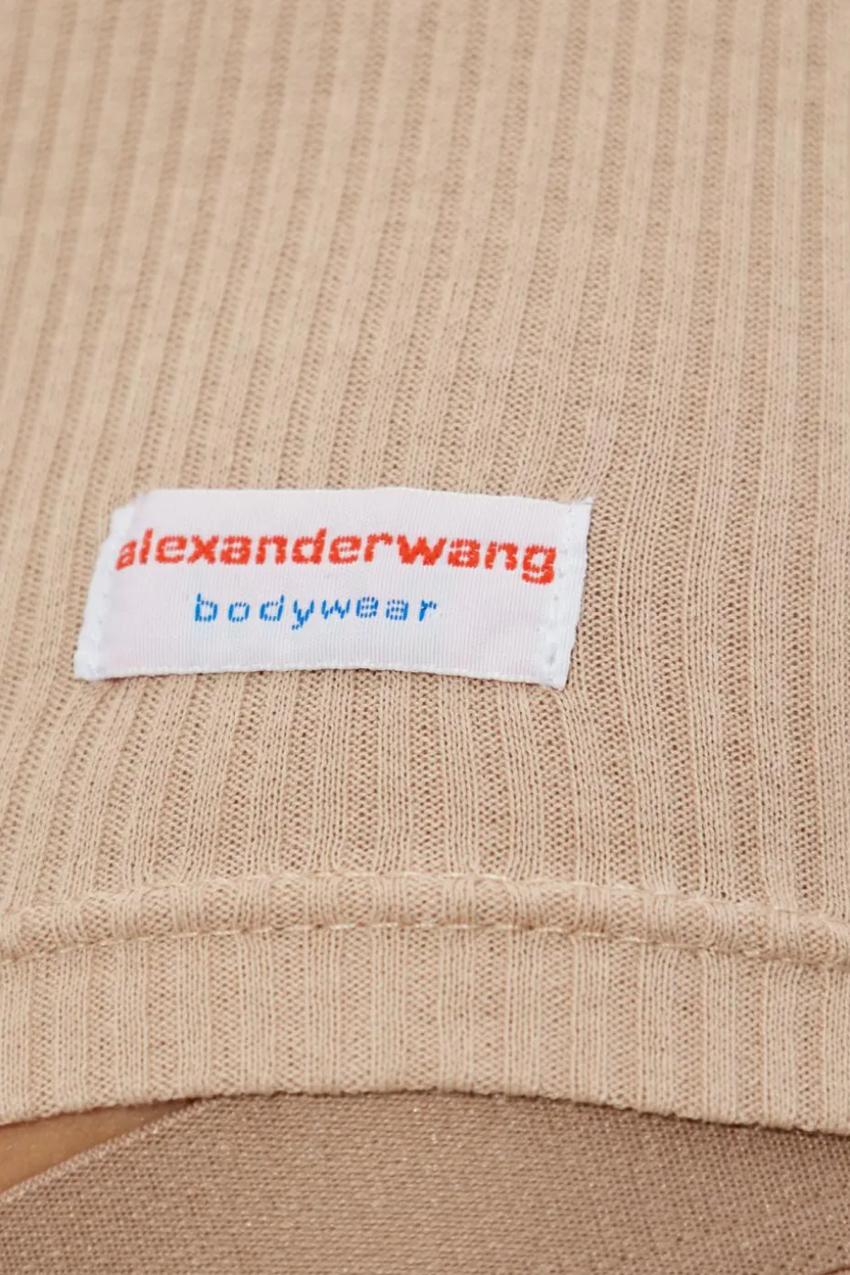 Alexander Wang beige Cotton undershirt