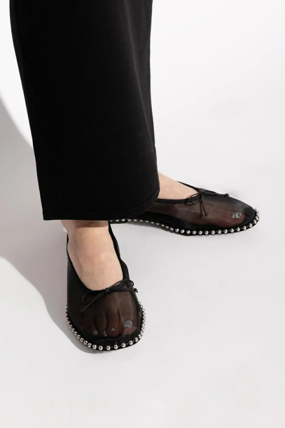 Alexander Wang BLACK Ballet Flats Lina