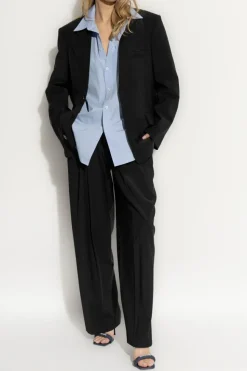 Alexander Wang BLACK Blazer with logo