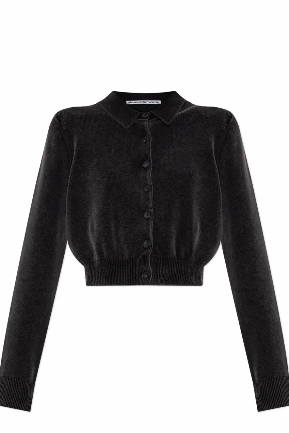 Alexander Wang BLACK Cardigan with collar