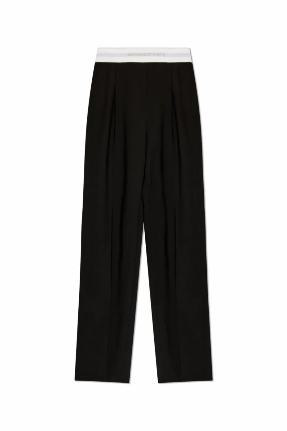 Alexander Wang BLACK Creased trousers