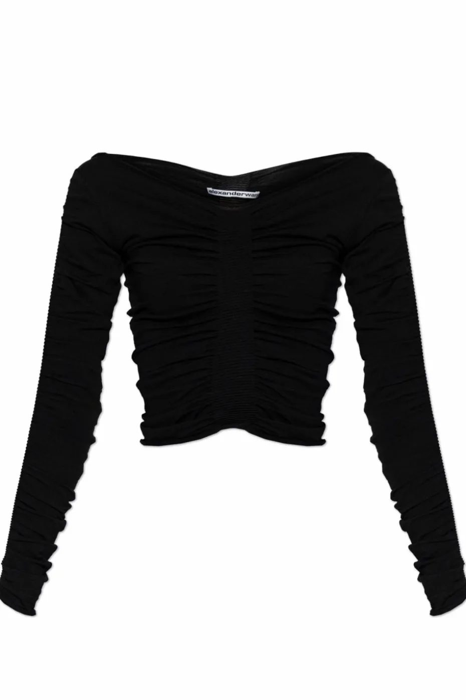 Alexander Wang BLACK Draped Top
