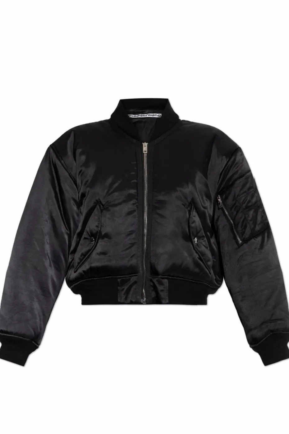 Alexander Wang BLACK Insulated bomber jacket