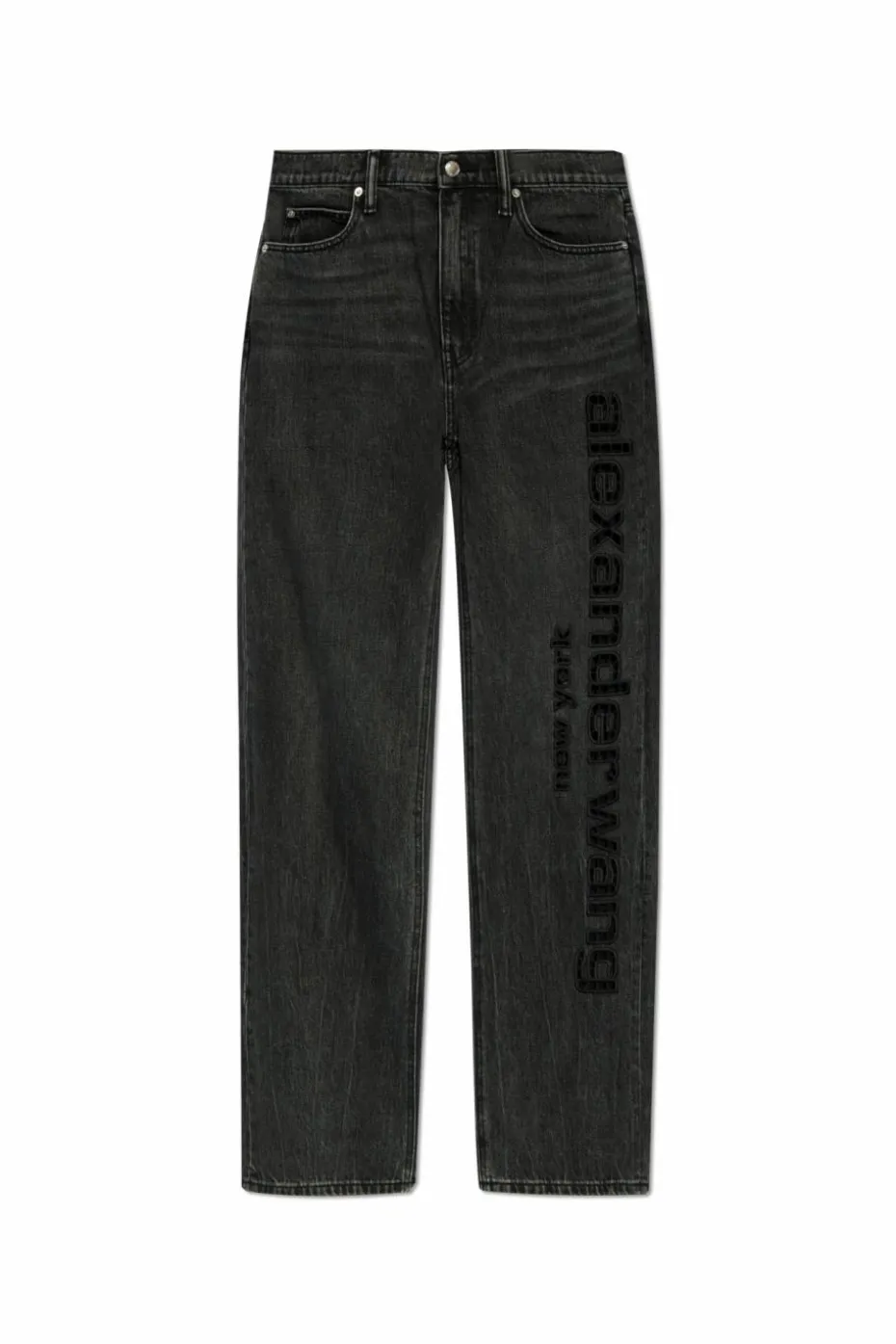 Alexander Wang BLACK Jeans with logo