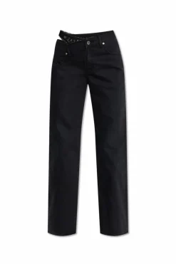 Alexander Wang BLACK Jeans with decorative insert