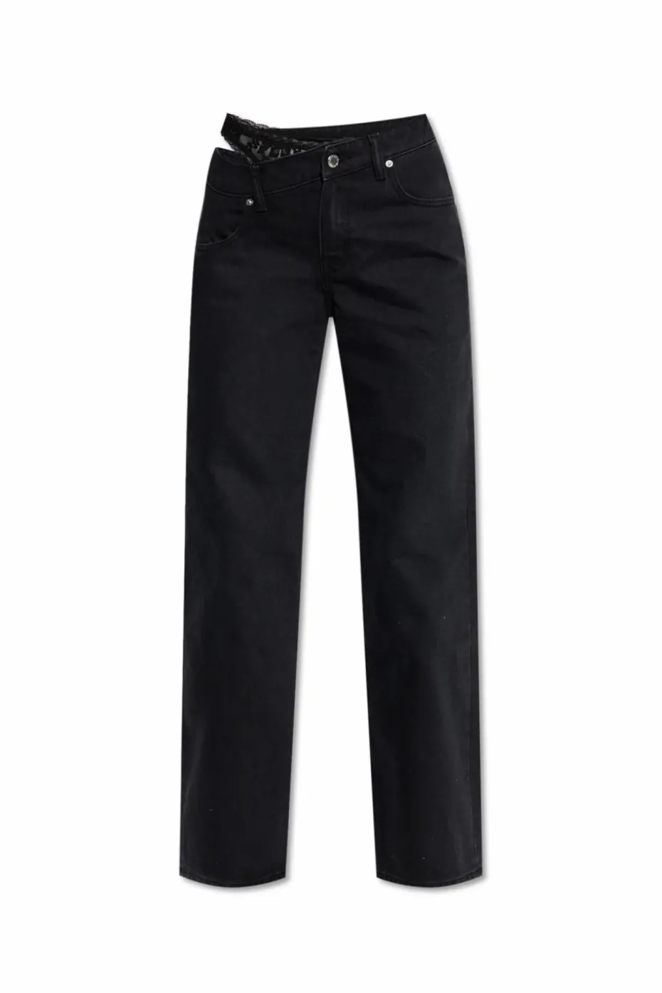 Alexander Wang BLACK Jeans with decorative insert
