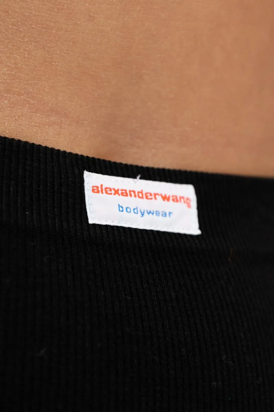 Alexander Wang BLACK Shorts from the 'Underwear' collection