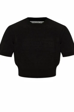 Alexander Wang BLACK Top with logo