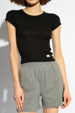 Alexander Wang BLACK T-shirt with logo