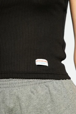 Alexander Wang BLACK T-shirt with logo