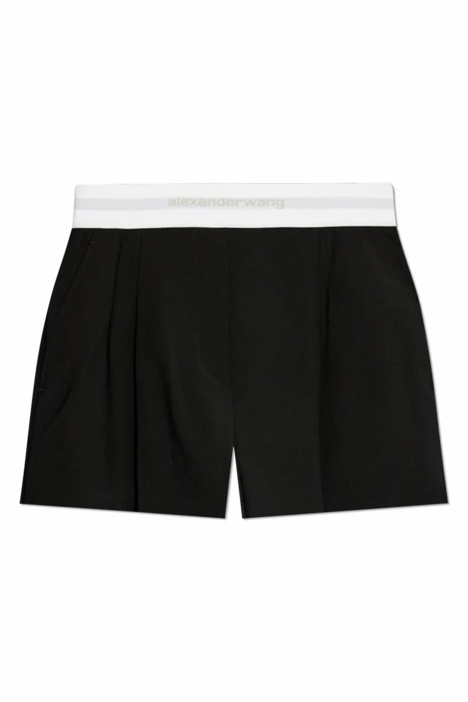Alexander Wang BLACK Wool Shorts