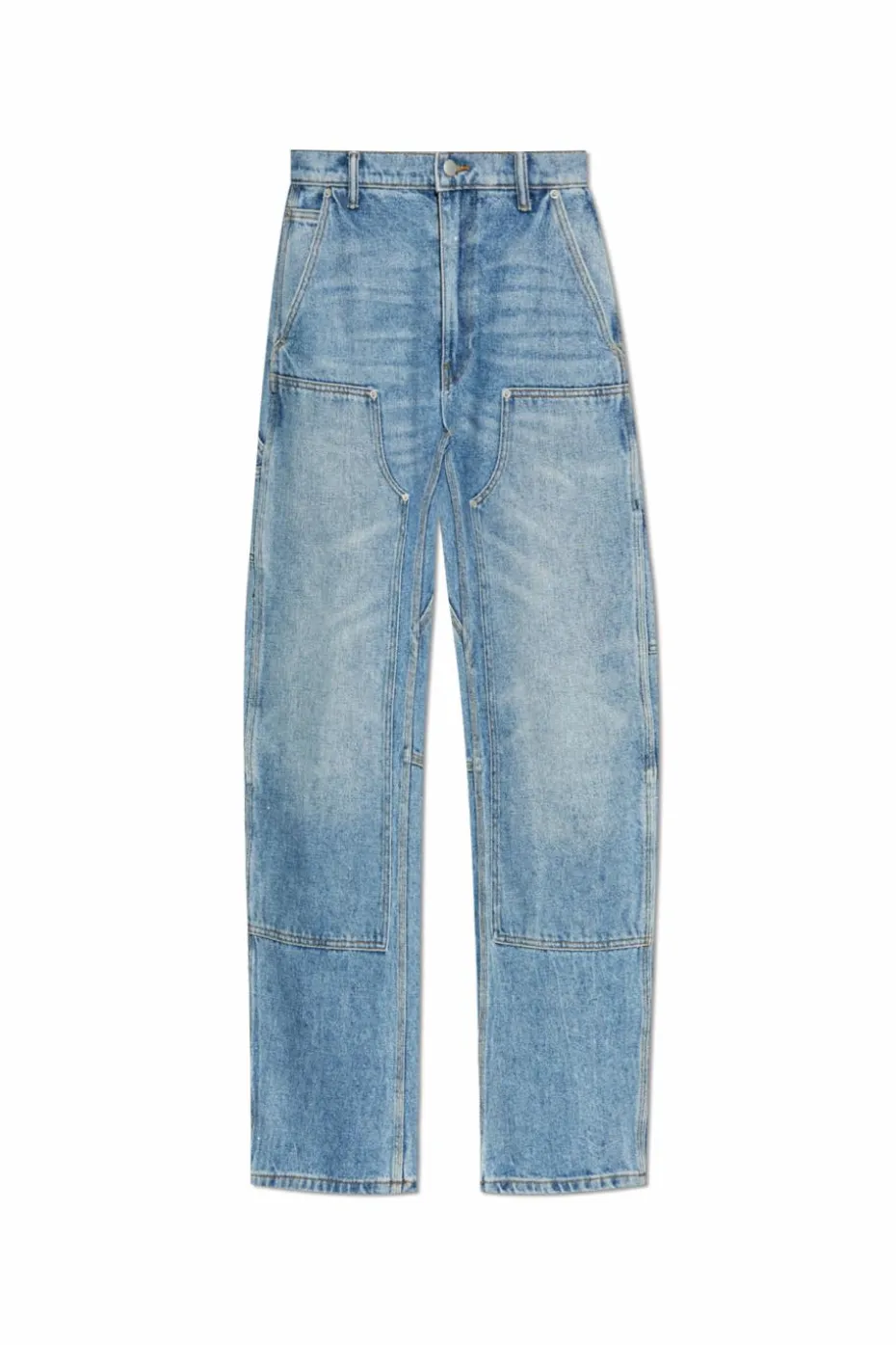 Alexander Wang BLUE High-waisted jeans