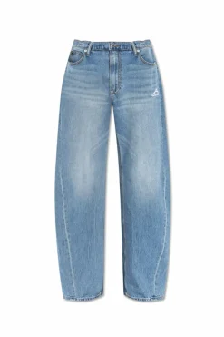 Alexander Wang BLUE Jeans with wide legs