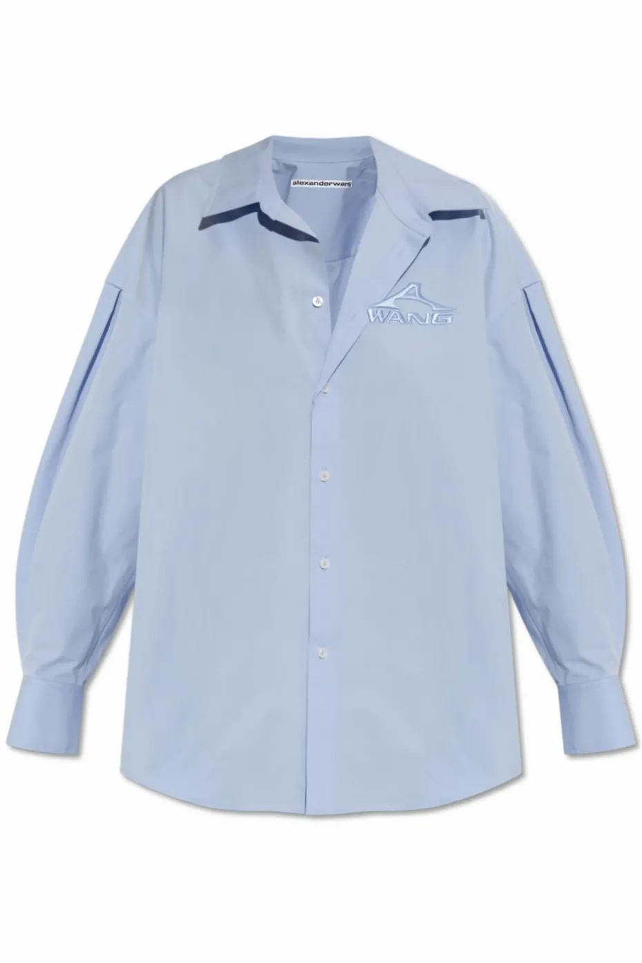 Alexander Wang BLUE Shirt with logo
